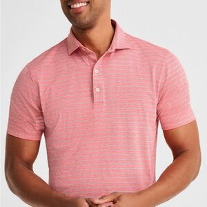 NWT johnnie-O Newton performance polo in Azalea, Men’s Medium.